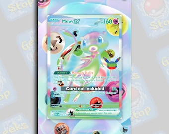 Mew ex 30th Celebration | Extended Art Display Case for Pokemon Card