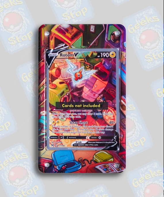 rotom v pokemon card (Full Art) - 176/196 (SWSH11) Ultra Rare lost secrets become newfound strengths with the powerful Pokmon V in the Hidden Potential Tin Rotom V - Pokemon TCG
