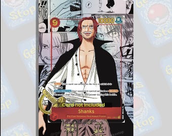 Shanks Manga OP01 | Extended Art Display Case for OPTCG