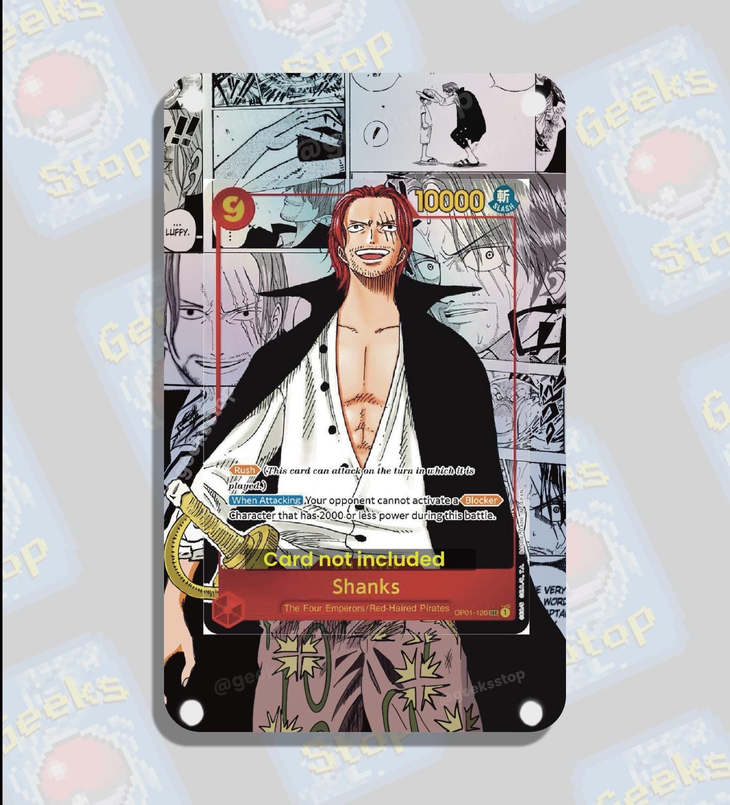 ONE PIECE MUSEE FRAME ART 限定シリアル SHANKS | ヤマダウェブコム