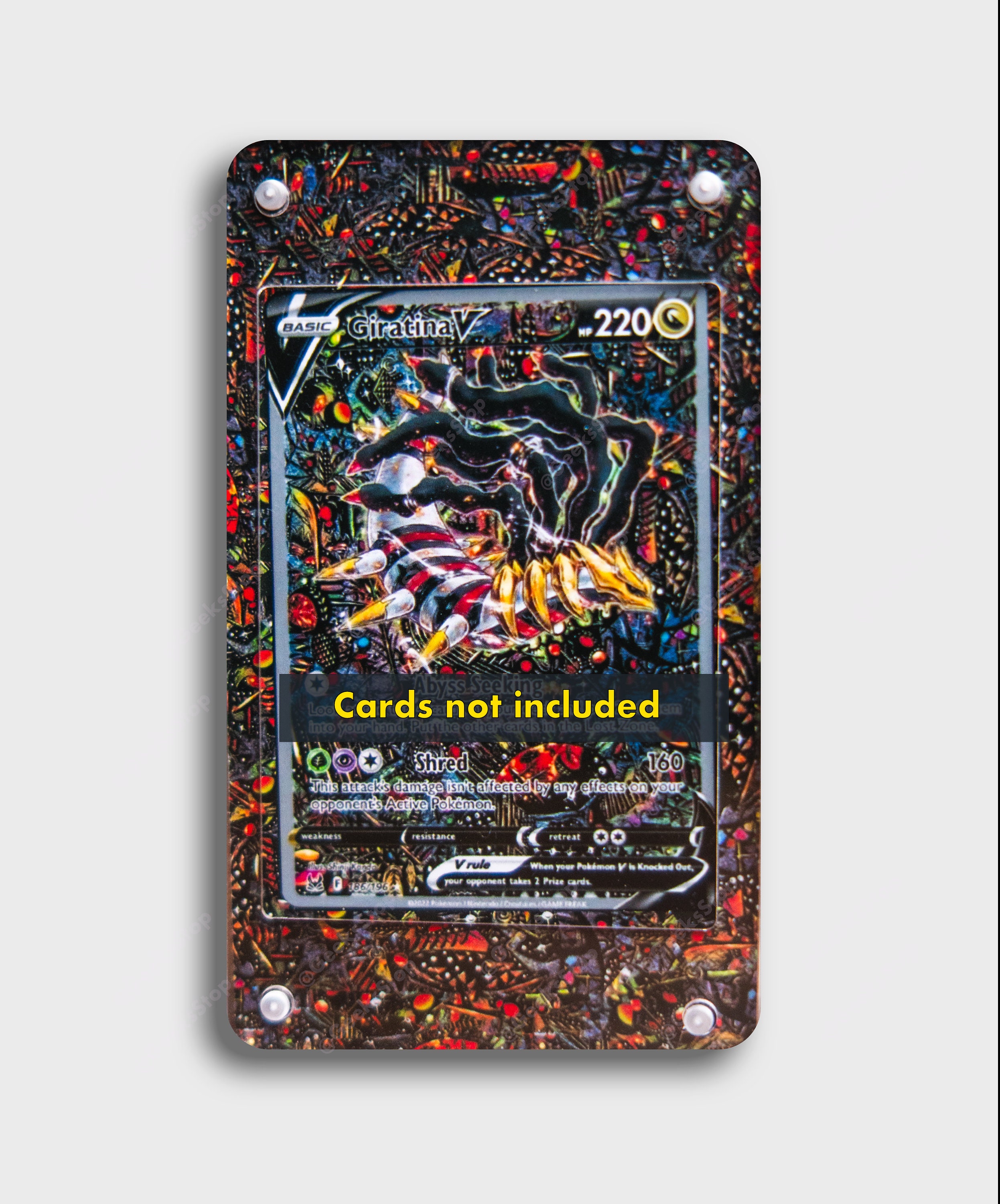 Aerodactyl V Alternate Art Custom Pokemon Card Display Case 