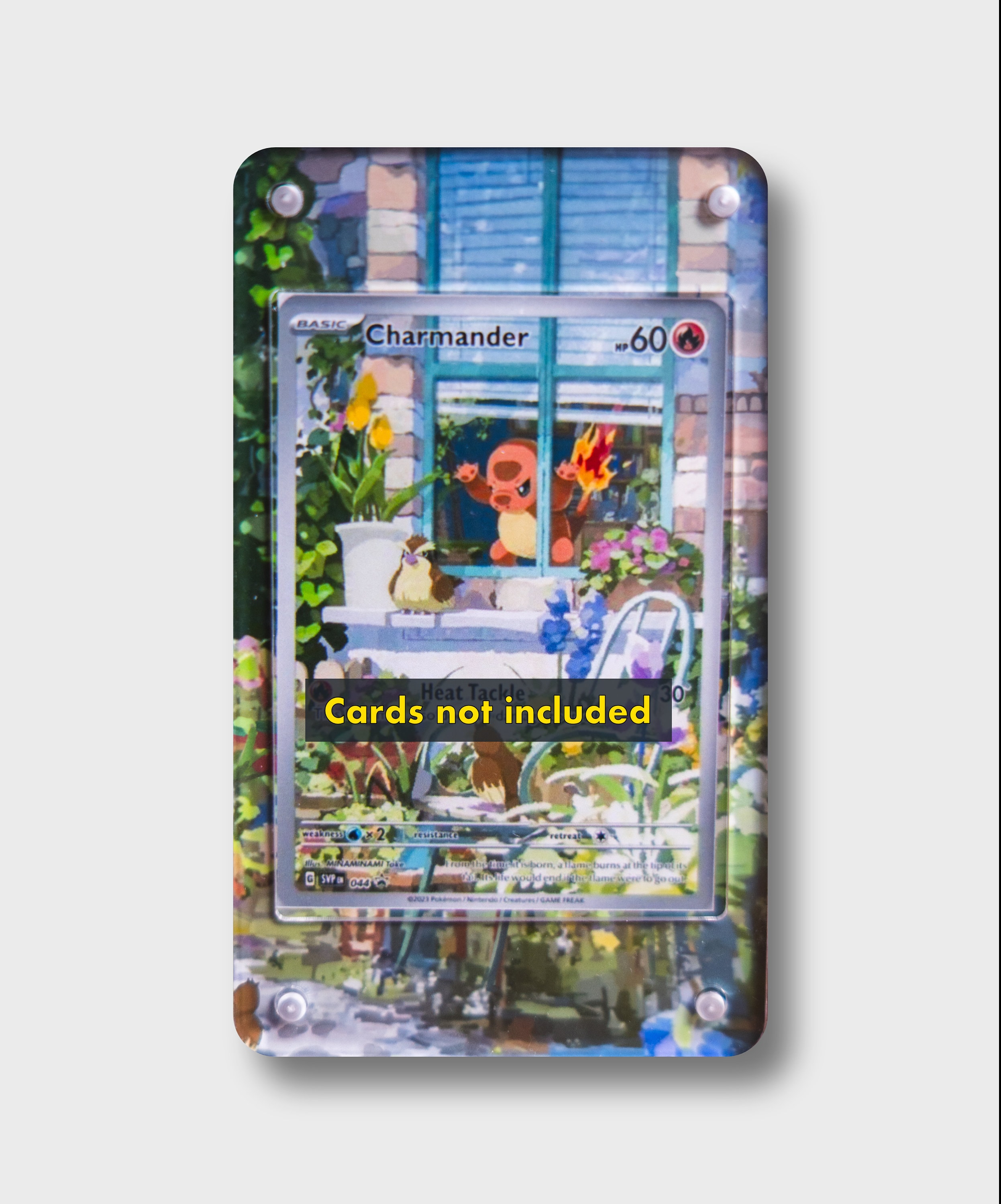 Charmander ETB Promo | Extended Art Display Case for Pokemon Card