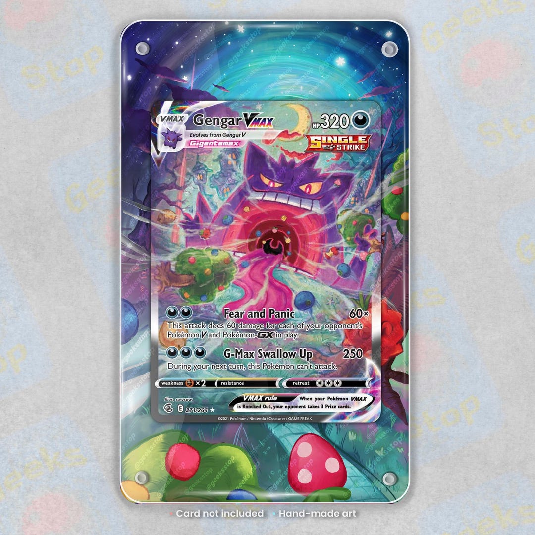 ゲンガーVMAX別イラスト版 | ポケモンカード用拡張アートディスプレイ