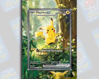 Pikachu ex SAR 276 | Extended Art Display Case for Pokemon Card