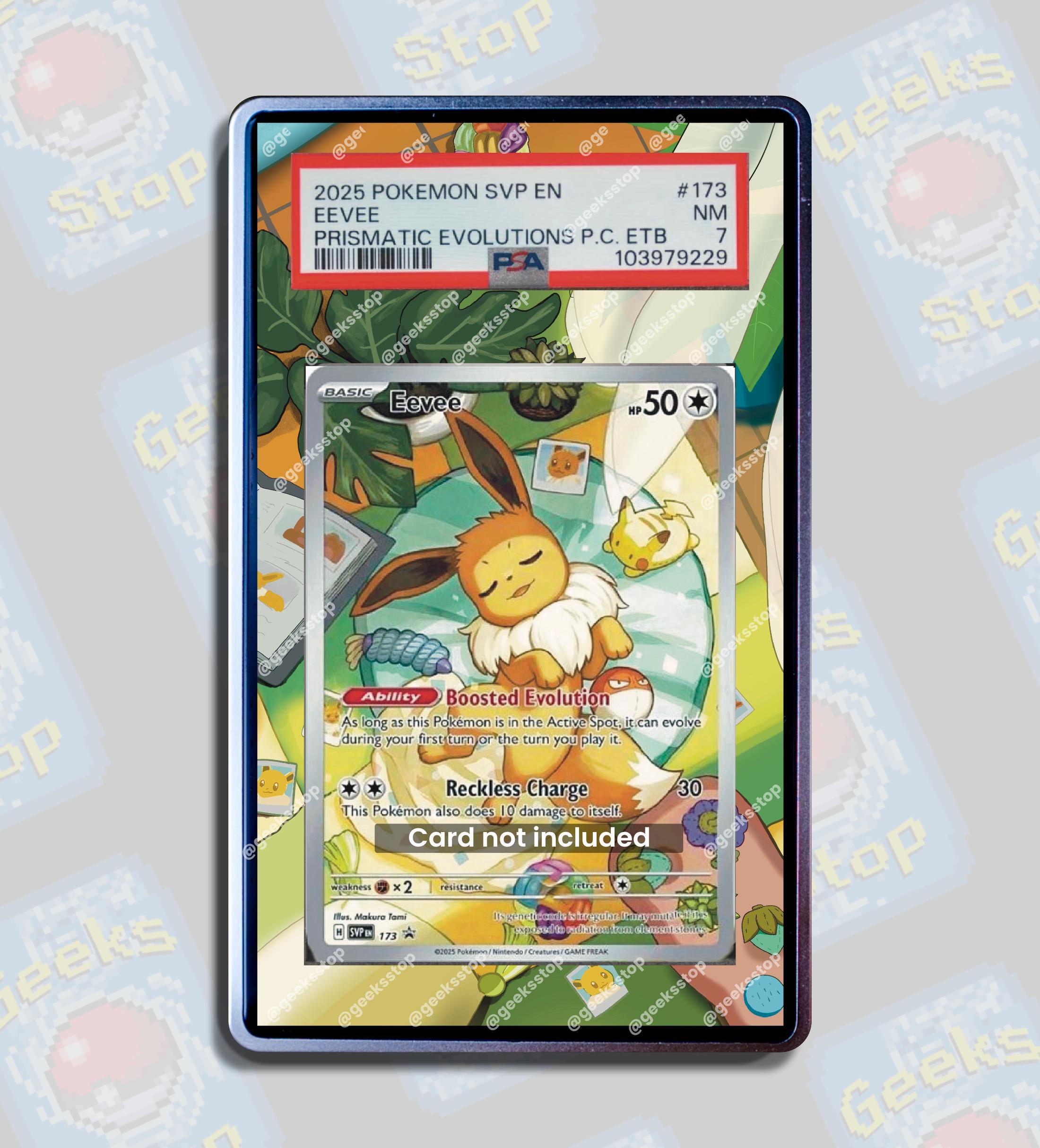 Eevee AR Promo PSA Beckett CGC | Extended Art Display Case for