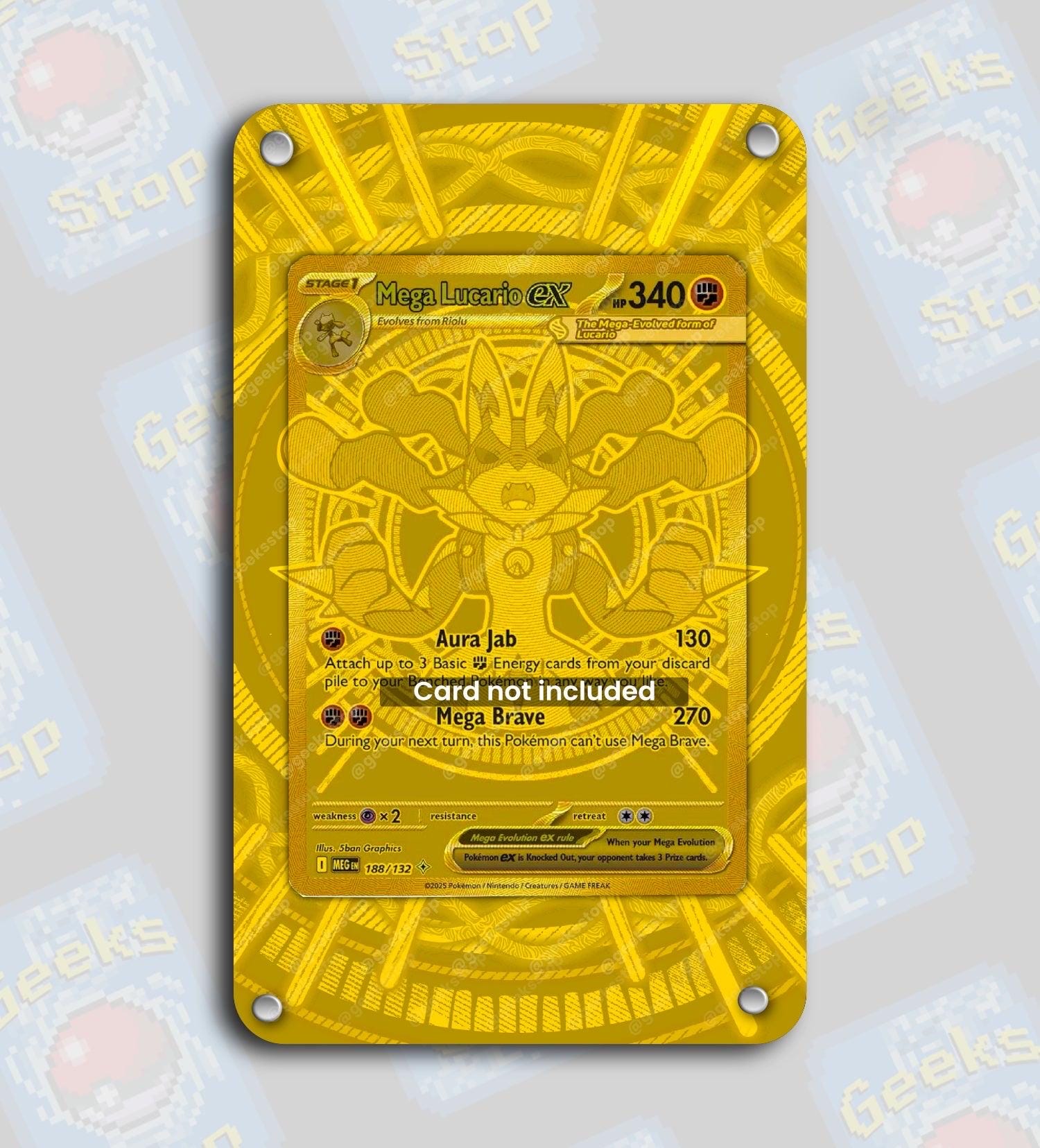 メガルカリオ EX ハイパーレア ゴールド | ポケモンカード用拡張アート