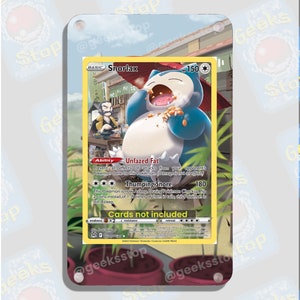 Ronflex TG10 | Grande vitrine artistique pour carte Pokémon