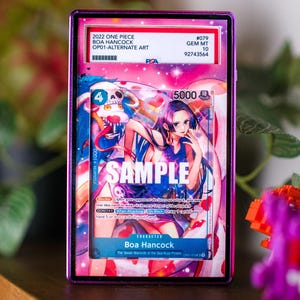 Boa Hancock OP01-078 PSA BGS | Display Case Extended Art for Graded OPTCG
