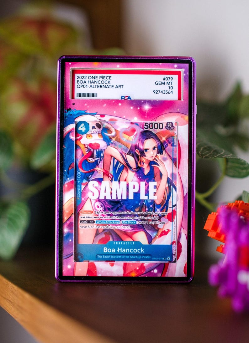 Boa Hancock OP01-078 PSA BGS | Display Case Extended Art for Graded OPTCG