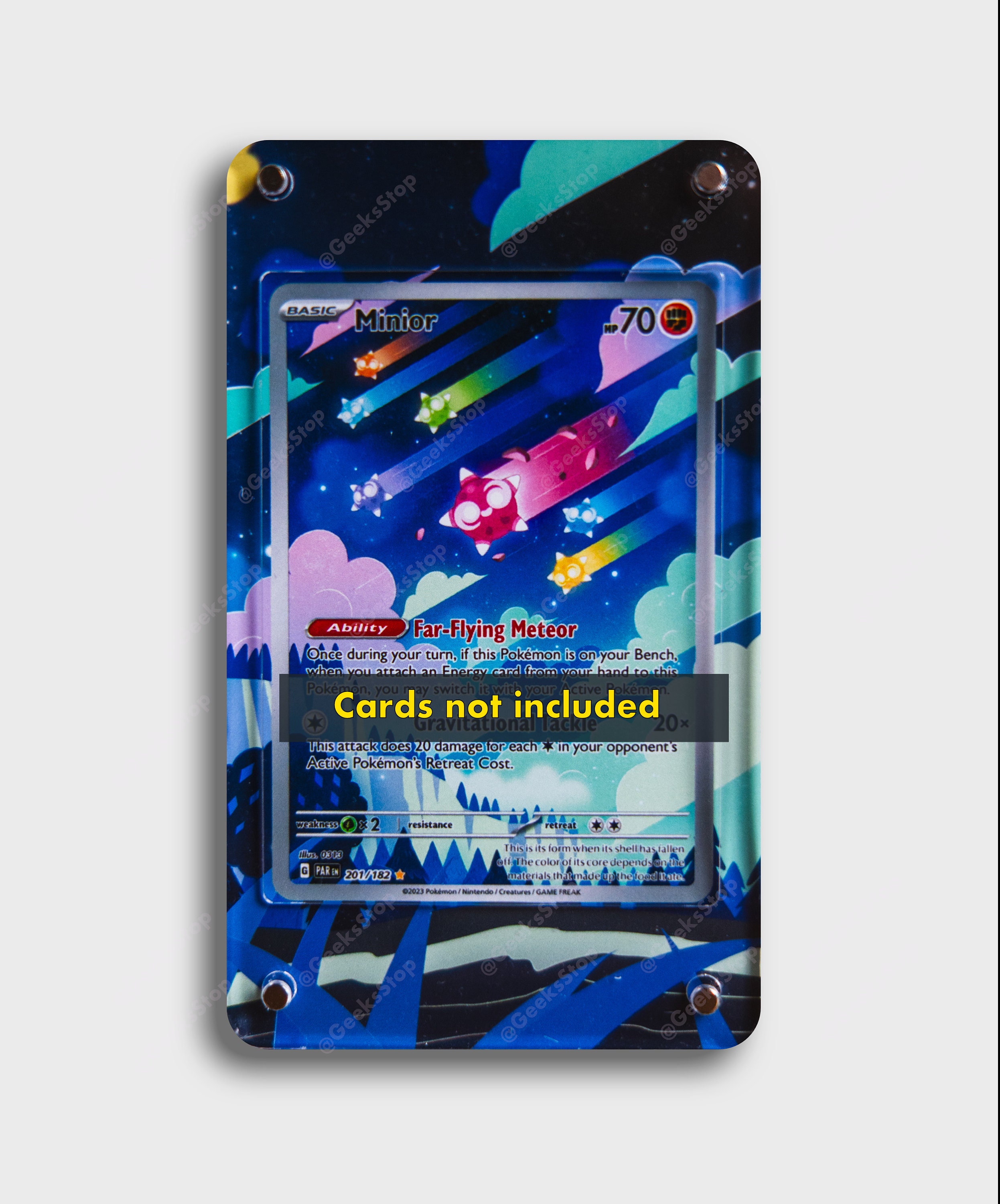 Minior IR | Extended Art Display Case for Pokemon Card - Etsy