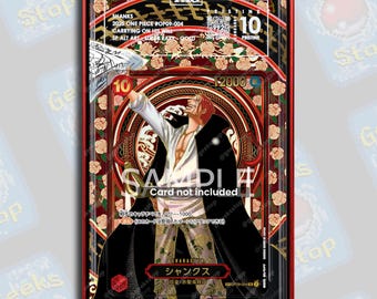Shanks SP OP13 Gold PSA TAG Beckett / Vitrina de arte extendida para tarjetas graduadas