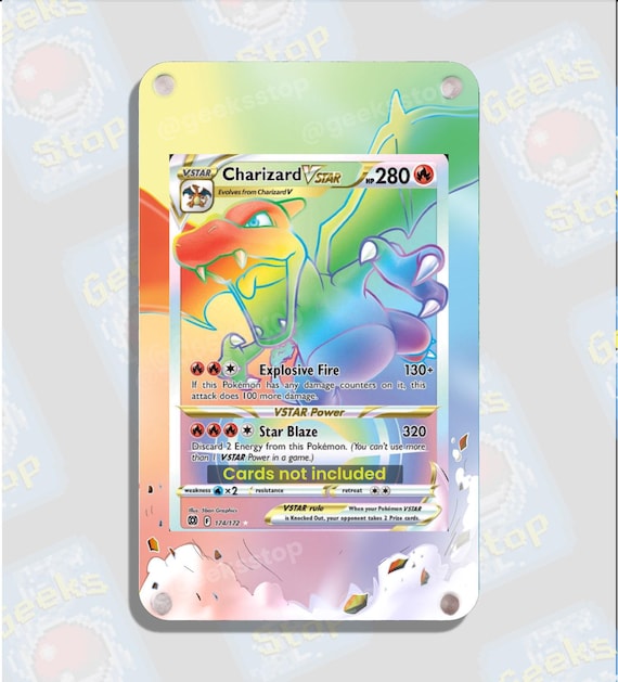 pokemon card charizard vstar rainbow rare (Secret) Enhance your Pokmon collection with this Charizard VSTAR 2022 Pokemon Sword Charizard V-Star *SECRET RAINBOW RARE*
