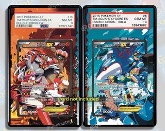 マグマ団のグラードンとアクア団のカイオーガ ex PSA CGC マグマ団のグラードンとアクア団のカイオーガ ex PSA CGC