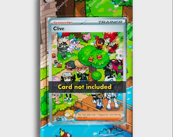Clive Special Illustration 236/091 | Extended Art Display Case for Pokemon Card - Etsy Clive Special Illustration 236/091 | Extended Art Display Case for Pokemon Card - Etsy