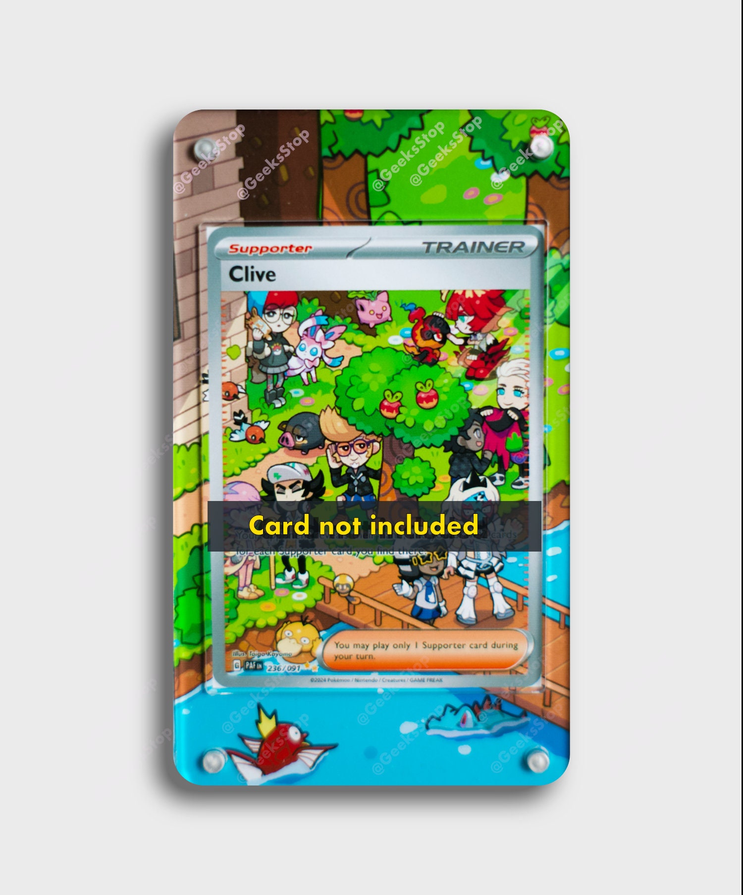 Clive Special Illustration 236/091 | Extended Art Display Case for Pokemon  Card - Etsy