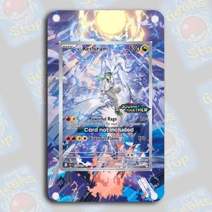 Reshiram RA de N | Grande vitrine artistique pour carte Pokémon