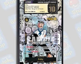 Koby Manga OP15 EB04 PSA TAG Beckett / Vetrina estesa per illustrazioni OPTCG graduate