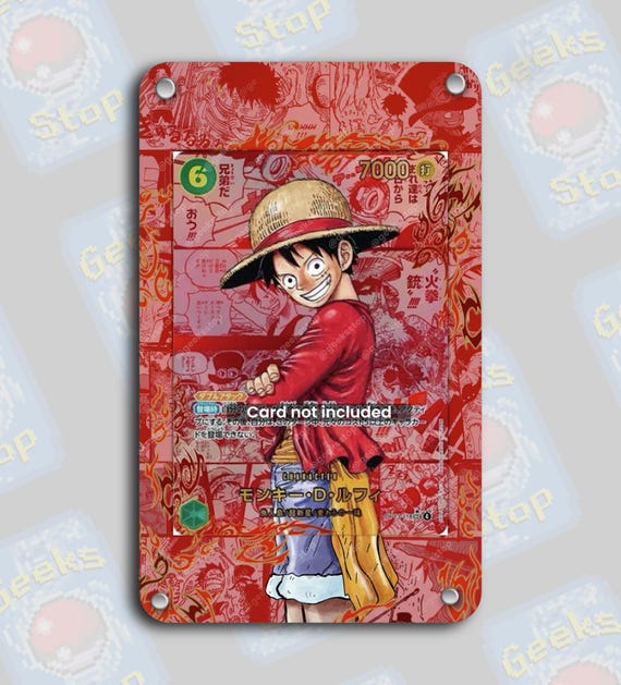 Luffy Red Manga OP13 | Extended Art Display Case for OPTCG - Etsy