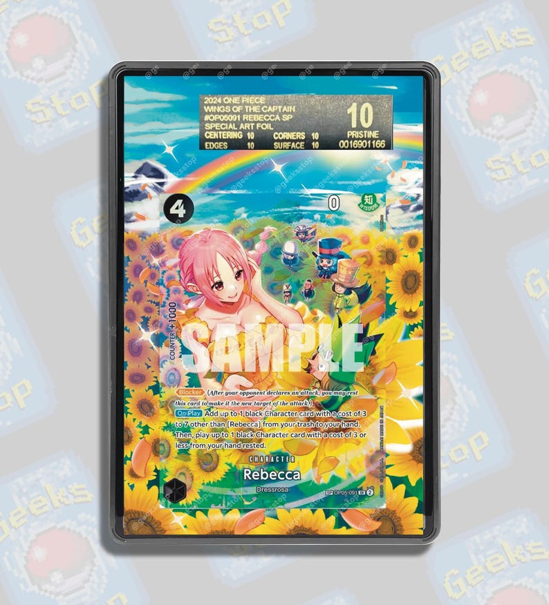 Rebecca OP06 SP PSA Beckett | Extended Art Display Case for OPTCG