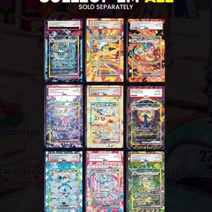 a collection of pokemon trading cards
