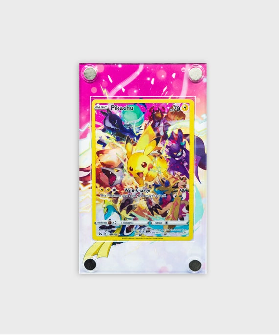 Pikachu Crown Zenith 160 | Extended Art Display Case for Pokemon