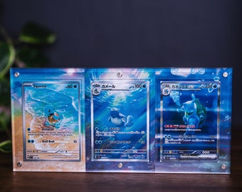 Pokémon 151 Blastoise EX 200 Squirtle 170 Wartortle 171 – Set Lastre Holfo, Evolutions - 3