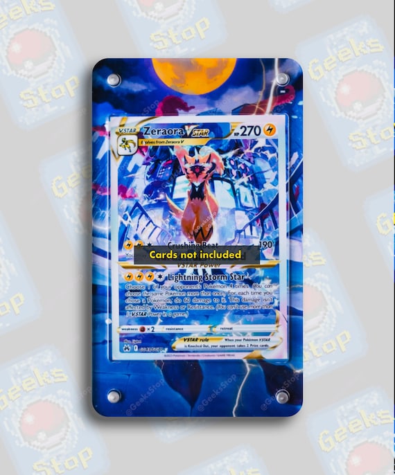 Zeraora VSTAR GG43 | Extended Art Display Case for Pokemon Card - Etsy