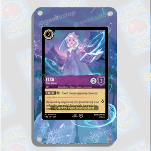 Elsa Snow Queen | Extended Art Display Case for Lorcana