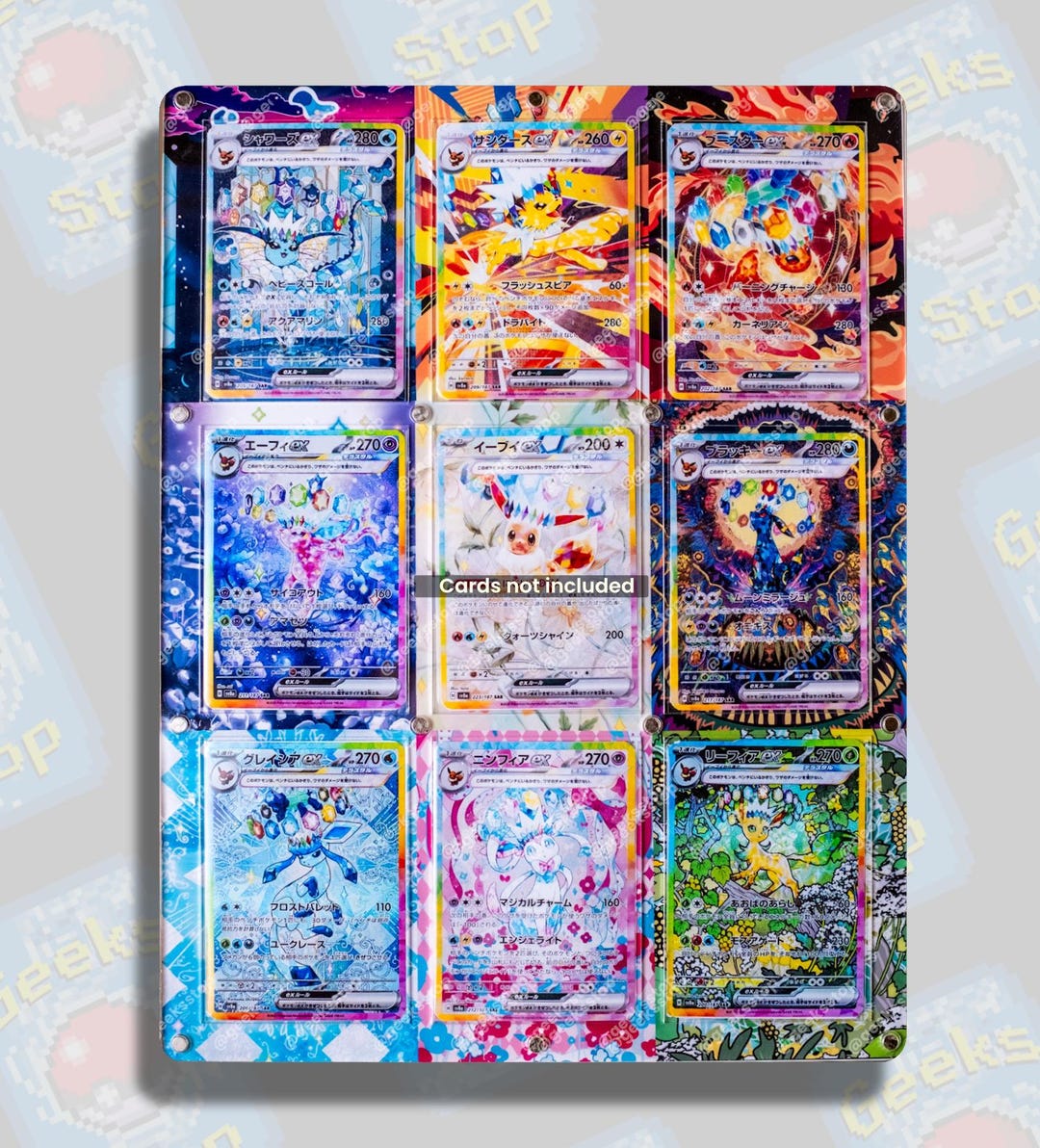 Pokemon EEVEE PRISMATIC EVOLUTIONS Complete 9 Card NM