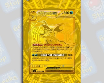 Mega Greninja ex Gold Hyper Rare | Extended Art Display Case for Pokemon Card