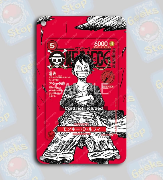 ワンピースマガジン　vol.20 クリアファイル　グッズ Luffy Magazine Vol. 20 Promo | Extended Art Display Case for