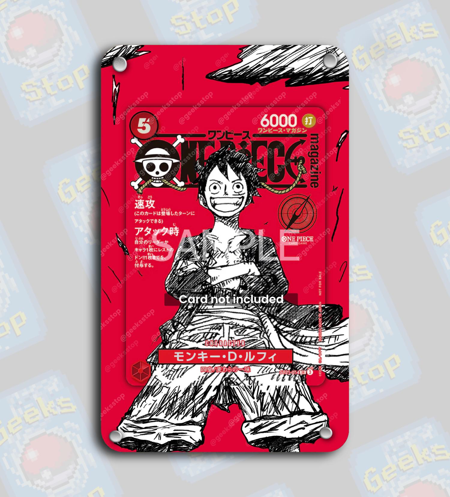 Luffy Magazine Vol. 20 Promo | Extended Art Display Case for
