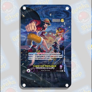 Luffy PSA Magazin Promo | Große Kunst Vitrine für Graded OPTCG