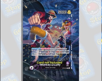 Luffy PSA Magazine Promo | Extended Art Display Case for Graded OPTCG