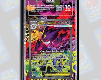 Mega Gengar ex SAR PSA TAG Beckett | Extended Art Display Case for Graded Card