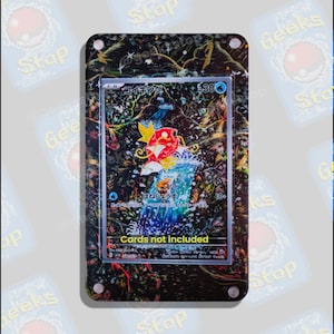 Karpador Illustration Selten | Große Kunst Vitrine für Pokemon Karte