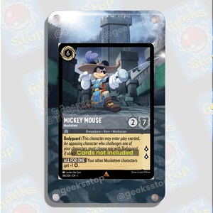 Topolino Moschettiere / Vetrina espositiva estesa per Lorcana