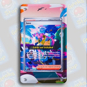 Iono 237/091 SIR | Grande vitrine artistique pour carte Pokémon