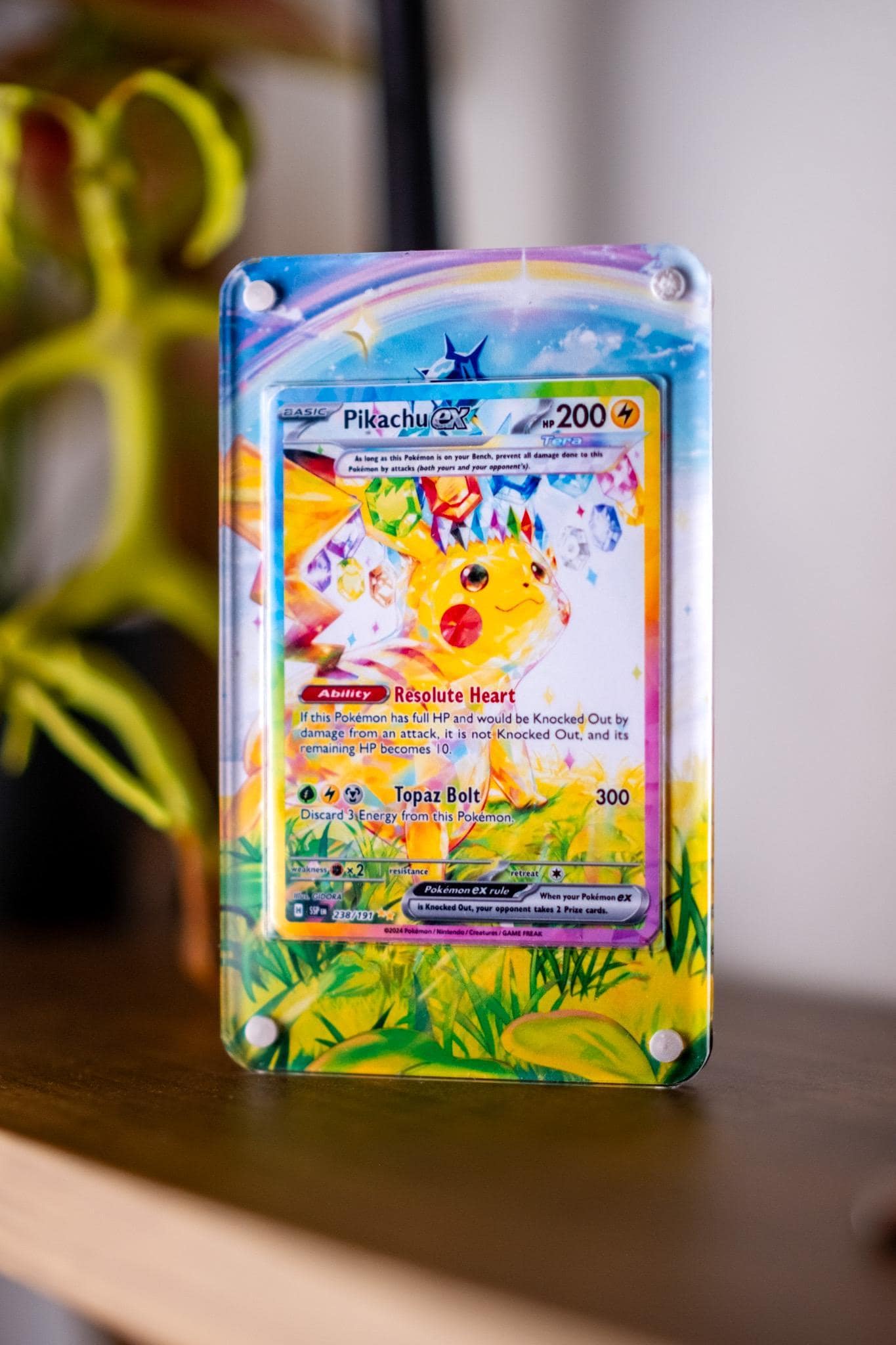 ポケモンカード用ピカチュウ ex SAR 拡張アートディスプレイケース