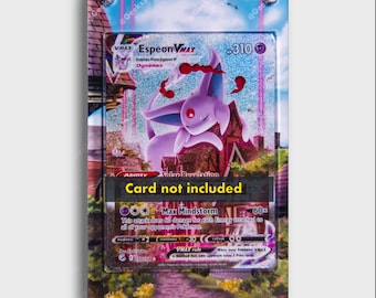 Espeon VMAX | Extended Art Display Case for Pokemon Card - Etsy