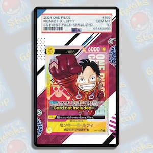 Promotion du championnat Luffy 2024 BGS PSA | Vitrine d'exposition étendue pour OPTCG