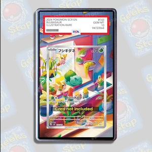 Bulbasaur AR PSA CGC Beckett | Extended Art Display Case for Pokemon Card