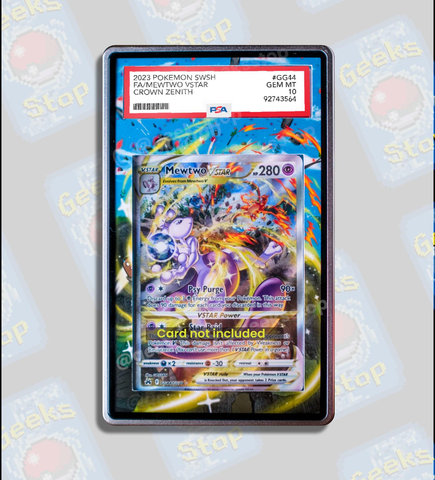 Mewtwo VSTAR PSA CGC Beckett | Extended Art Display Case for