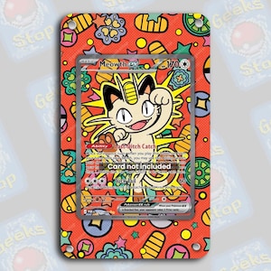 Meowth ex SAR 121 / Vitrina de arte ampliada para cartas Pokémon