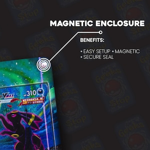 Umbreon VMAX PSA Beckett CGC | Extended Art Display Case for Graded Pokemon Card image 8