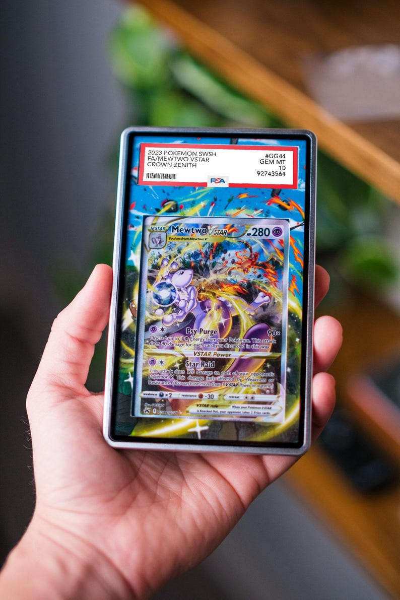 Mewtwo VSTAR PSA BGS | Display Case Extended Art for Pokemon Card
