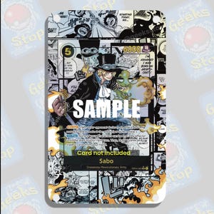 Manga Sabo OP04 | Vitrine d'exposition étendue pour OPTCG