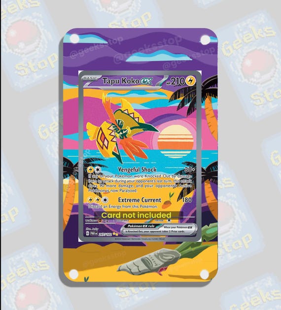 Buy Tapu Koko Ex SIR | Extended Art Display Case for Pokemon Card Online in India - Etsy Buy Tapu Koko Ex SIR | Extended Art Display Case for Pokemon Card Online in India - Etsy