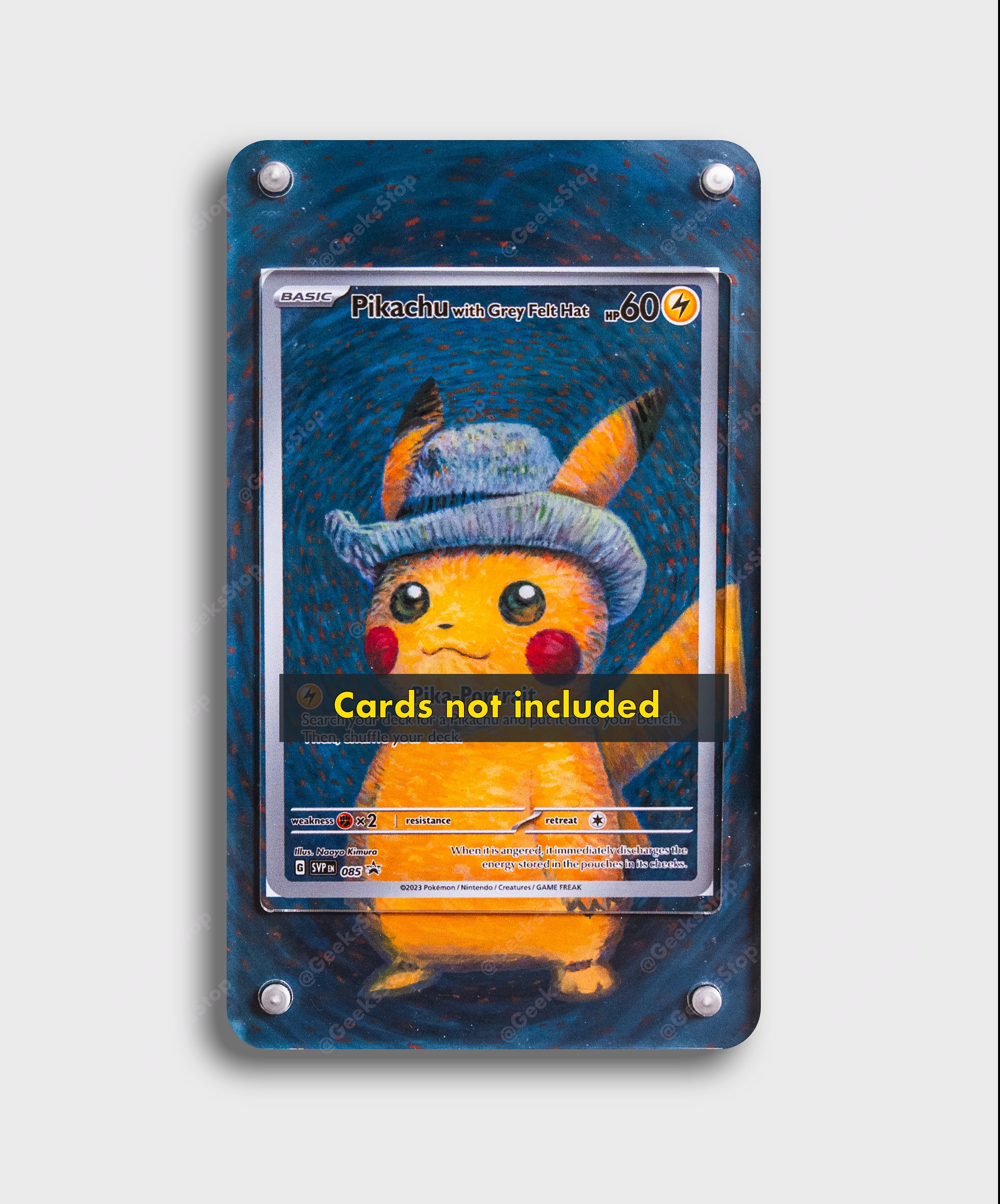 This Pokémon x Van Gogh Pikachu TCG promo card is perfect