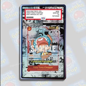Chopper Manga PSA CGC Beckett | Große Kunst Vitrine für Graded OPTCG